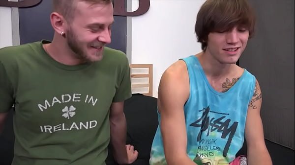 Shy Guys Chandler and Zander Get Naked and Experiment